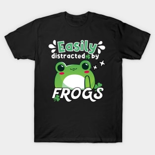 Easily distracted by Frogs T-Shirt